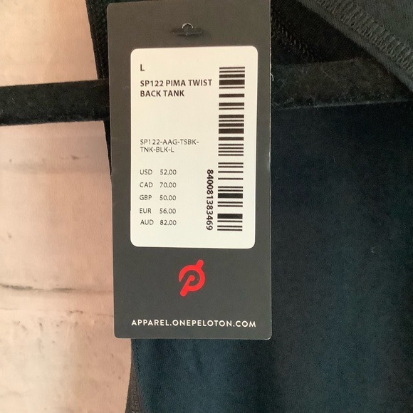 PELOTON Women’s Large Level-Up Twist Tank Top - Picture 6 of 6
